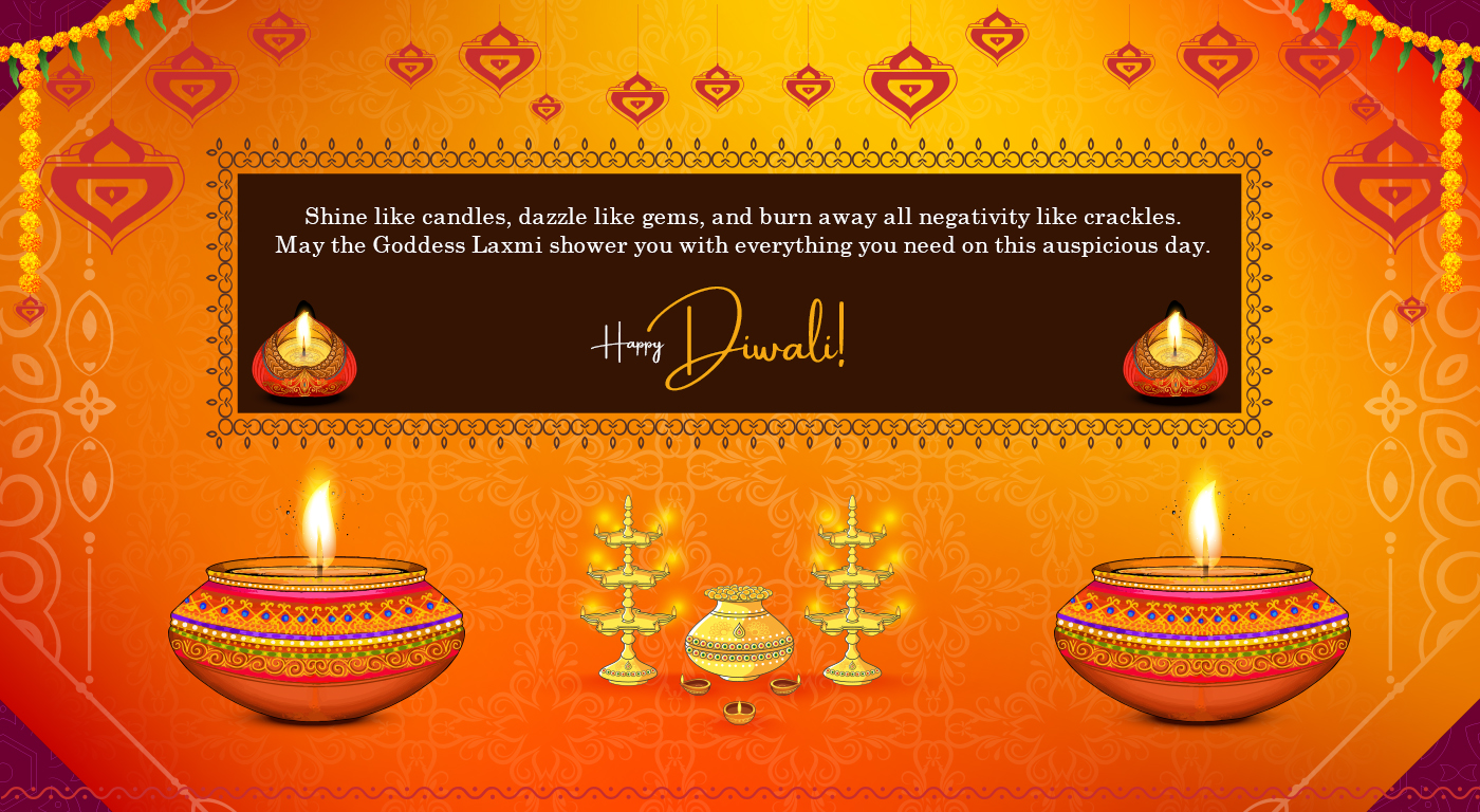 Wishing you a Happy Diwali