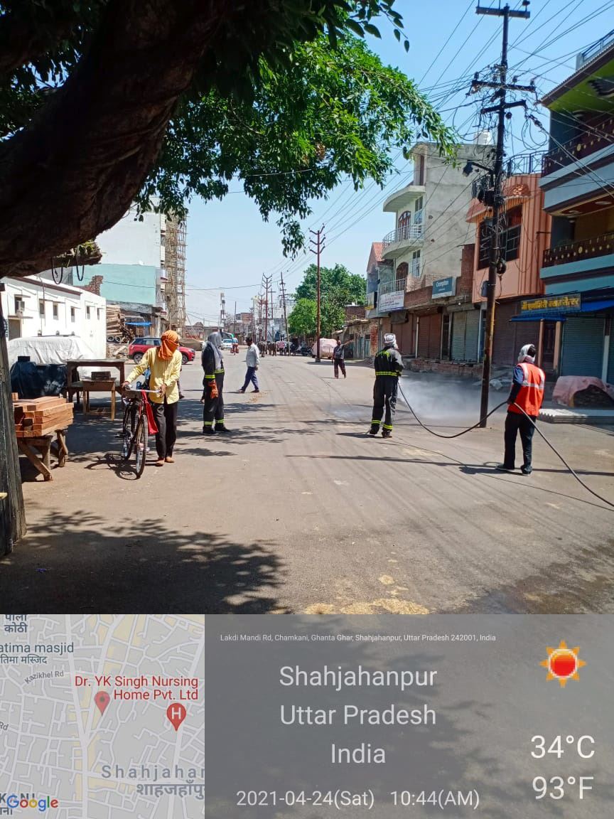 Sanitization Work/स्वच्छता का काम