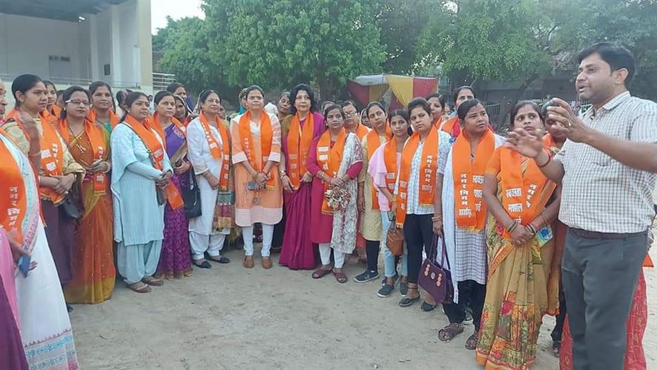 Swachhta torch march program organized on the holy occasion of Navratri and Ram Navami./पावन नवरात्र एवं रामनवमी के अवसर पर स्वच्छता मशाल मार्च कार्यक्रम का आयोजन |