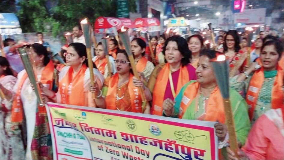 Swachhta torch march program organized on the holy occasion of Navratri and Ram Navami./पावन नवरात्र एवं रामनवमी के अवसर पर स्वच्छता मशाल मार्च कार्यक्रम का आयोजन |